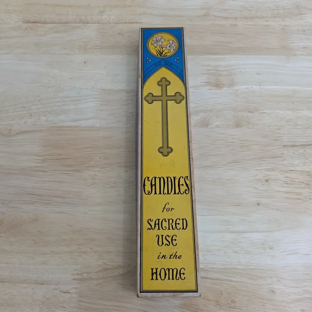 Vintage Root Home Candles Sacred Use in the Home 60% Beeswax Catholic Sick Room